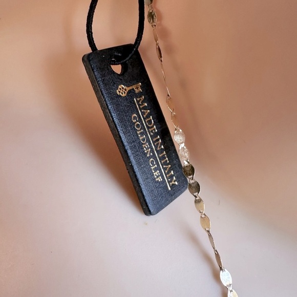 14KT GOLD CHAIN GOLDEN CLEF/ ITALY - Picture 7 of 10